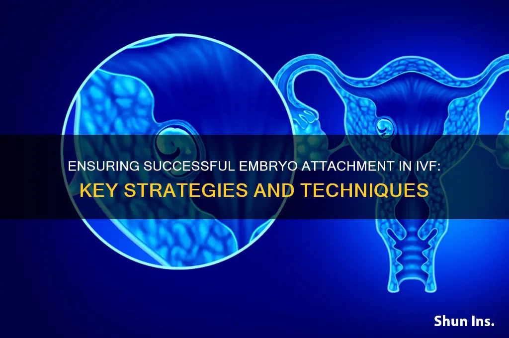 how is embryo attachment insured for ivf
