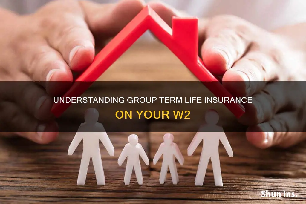 how is group term life insurance reported on w2