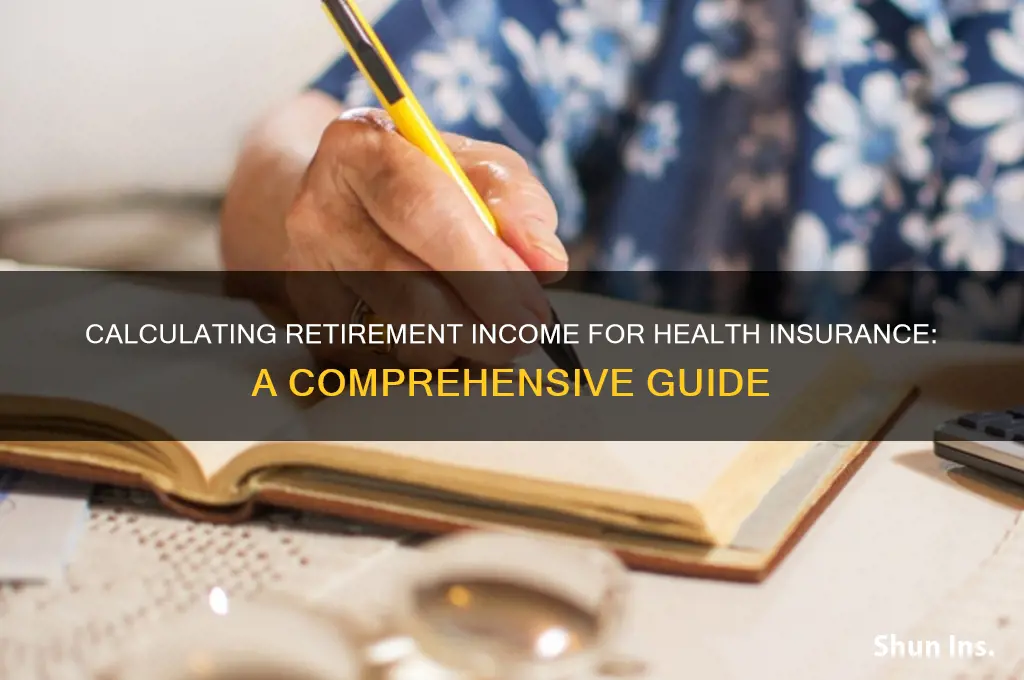how is income in retirement calculated for health insurance