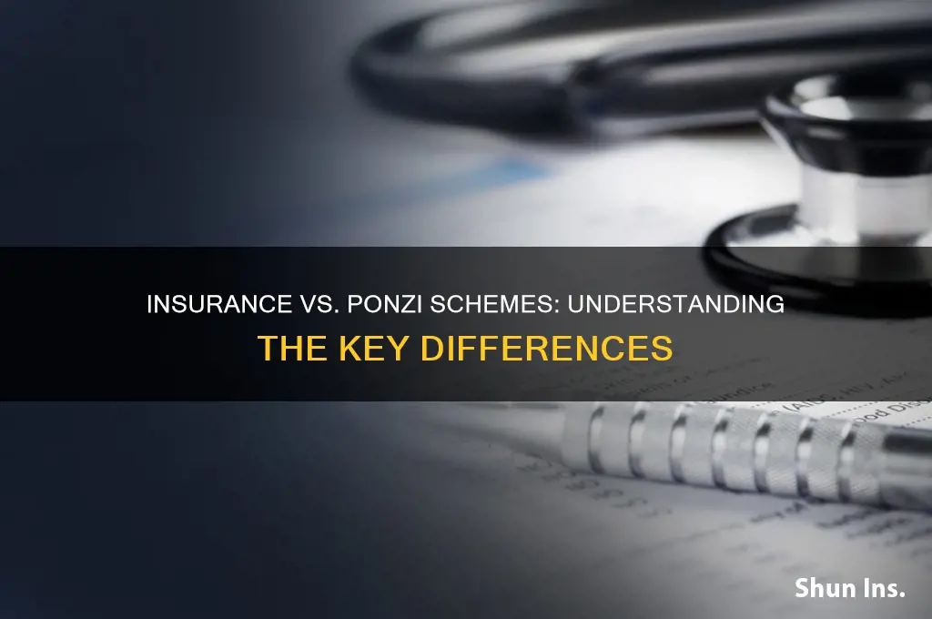 how is insurance not a ponzi scheme