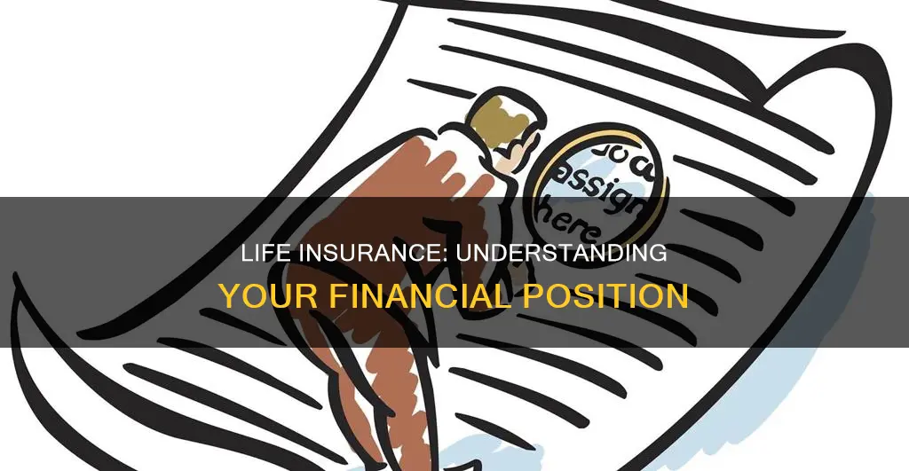 how is life insurance figured in a financial position statement