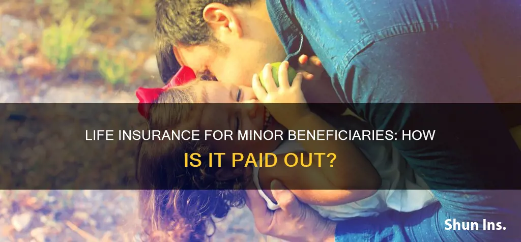 how is life insurance paid out to minor beneficiaries