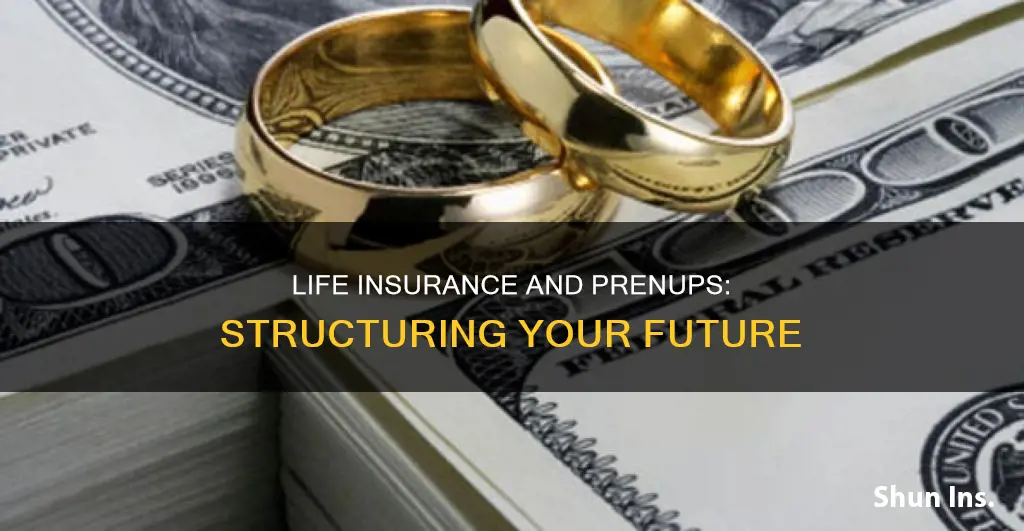 how is life insurance structured with a prenuptial agreement