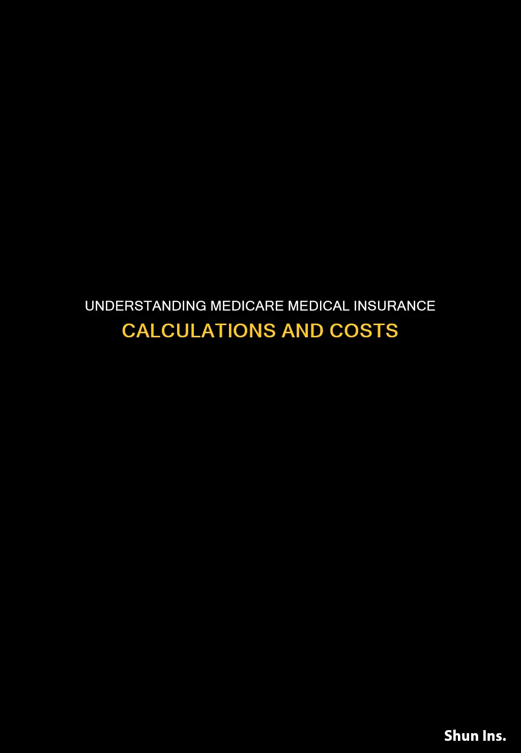 how is medicare medical insurance calculated