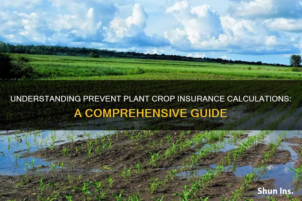 how is prevent plant crop insurance figured