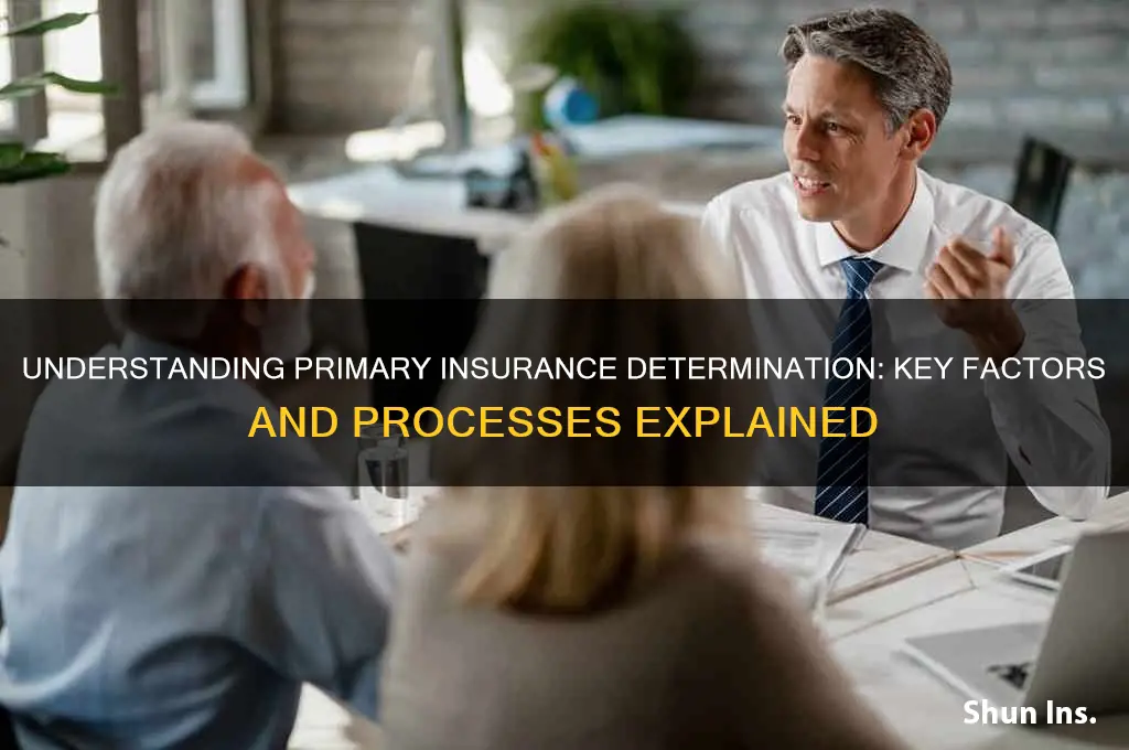 how is primary insurance determined