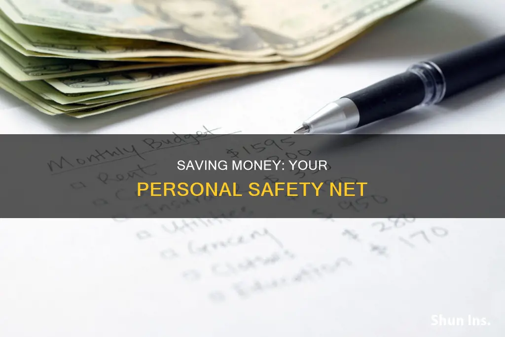 how is saving money like a form of insurance
