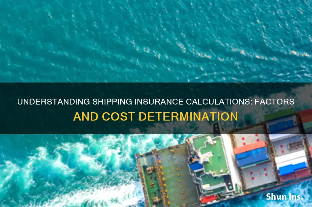 how is shipping insurance calculated