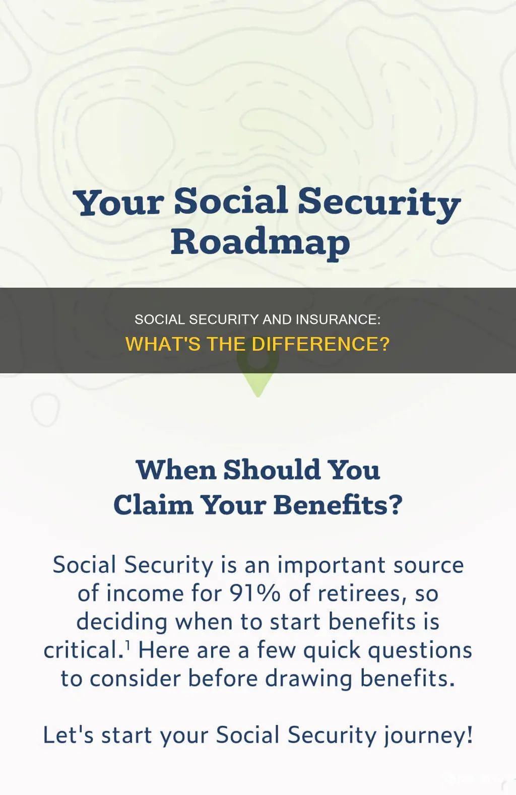 how is social security different than insurance