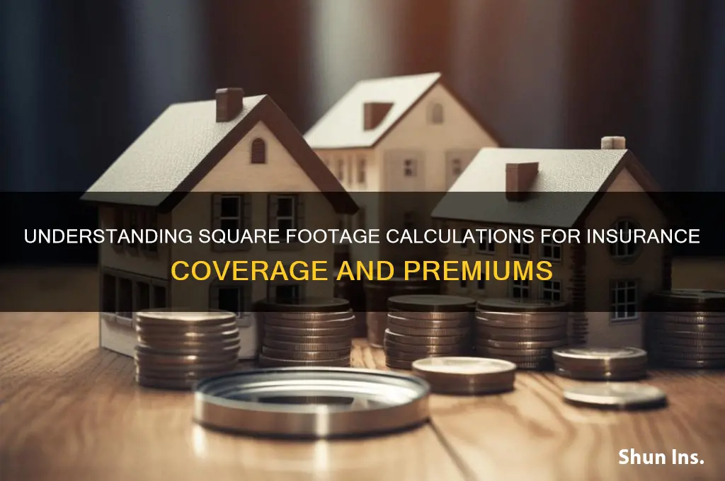 how is square footage calculated for insurance