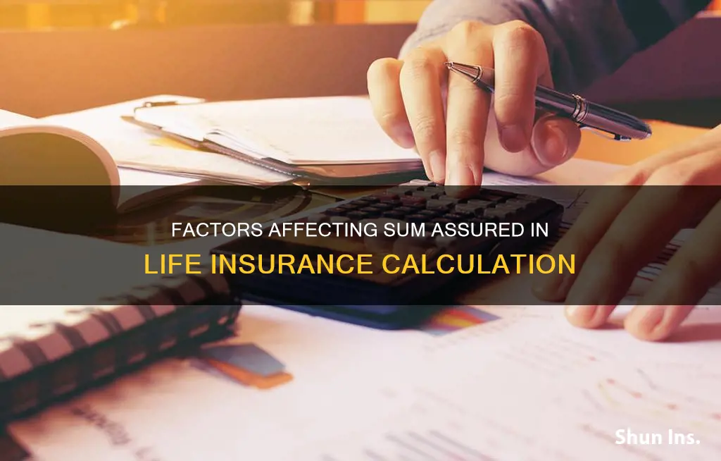 how is sum assured in life insurance calculated