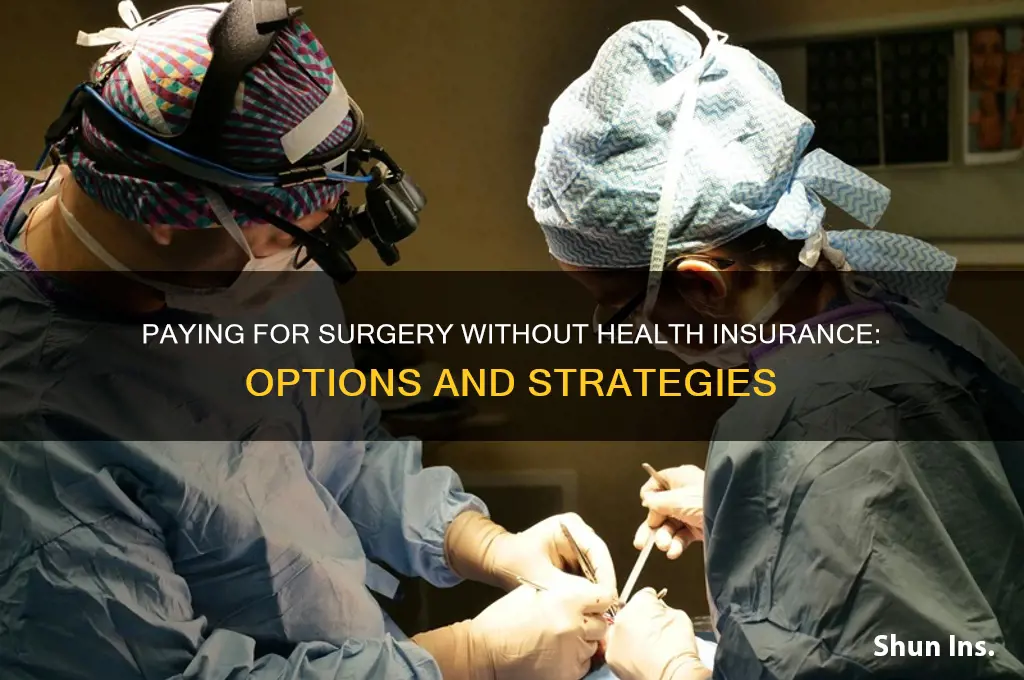 how is surgery paid for with no health insurance