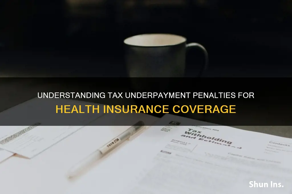 how is tax underpayment penalty for health insurance