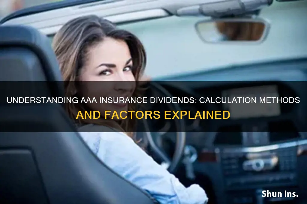 how is the aaa insurance dividends calculated