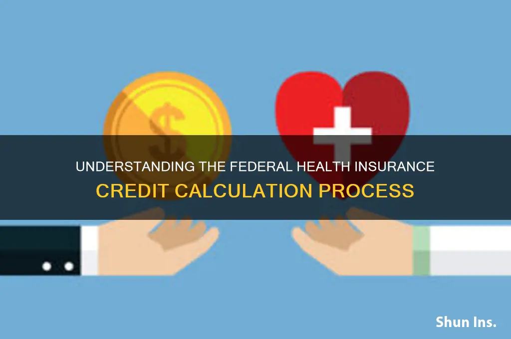 how is the federal health insurance credit calculated