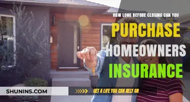 Homeowners Insurance: When to Buy Before Closing