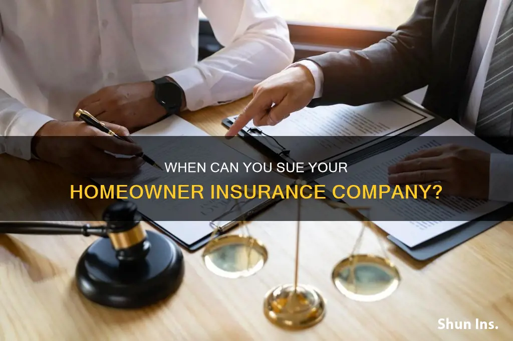 how long cn you wait to sue homeowner insurance