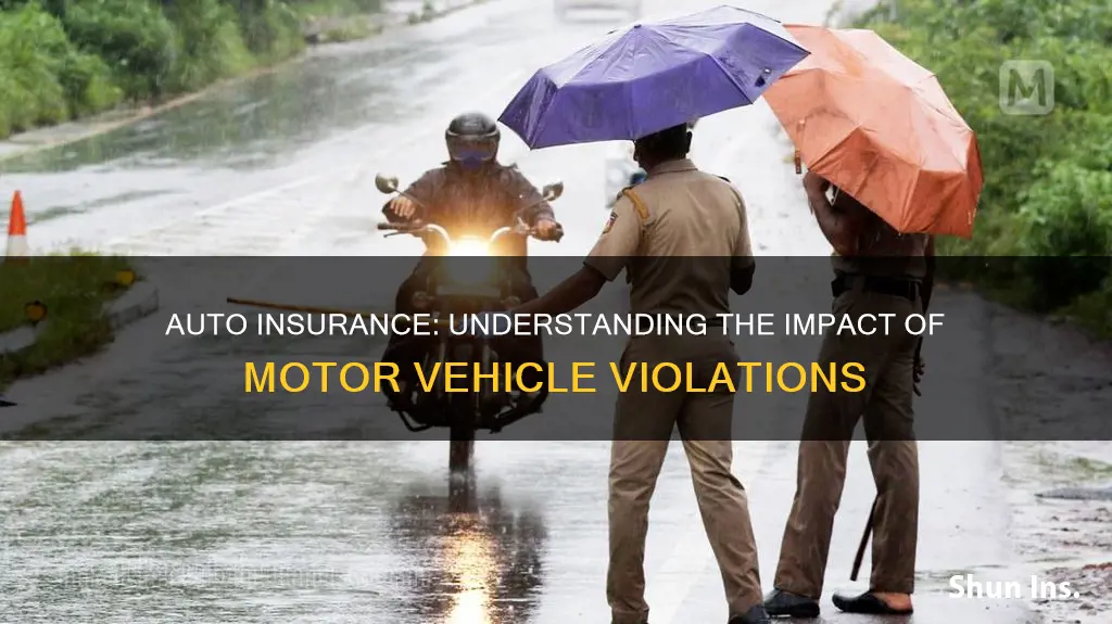 how long do motor vehicle violations stay o auto insurance