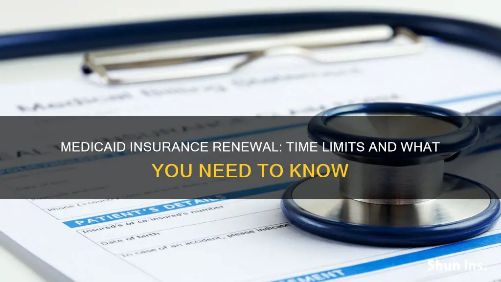 how long do you have to renew your medicaid insurance