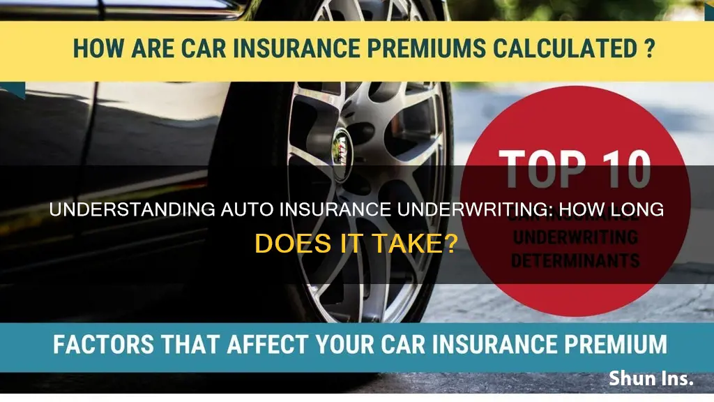 how long does auto insurance underwriting take