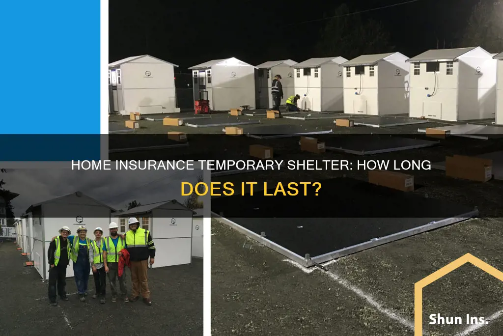 how long does homeowners insurance have to provide temporary shelter