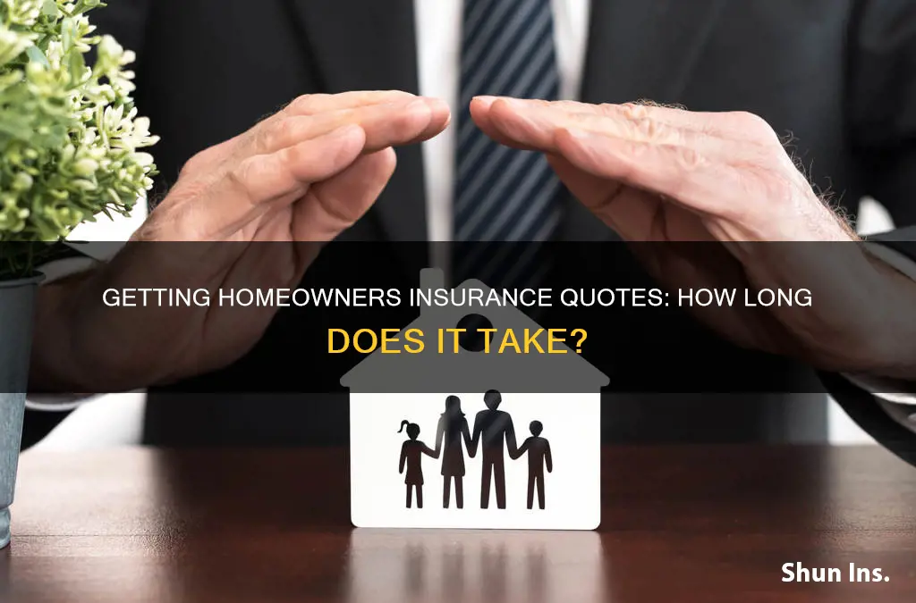 how long does it take to get homeowners insurance quote