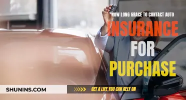 When to Contact Auto Insurance for a Purchase