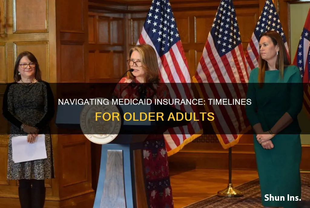 how long it takes get medicaid insurance for older adults