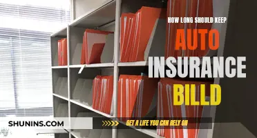 Keep Auto Insurance Bills: How Long is Enough?