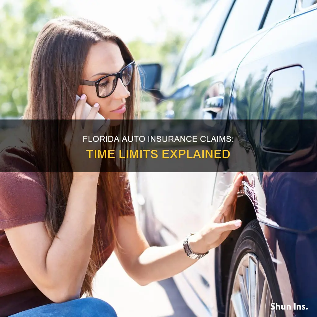 how long to file auto insurance claim in Florida