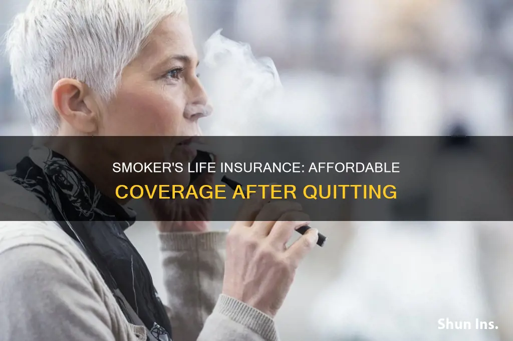 how long until noon smoker gets cheap life insurance