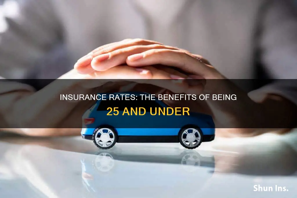 how low do rates for insurance go after 25