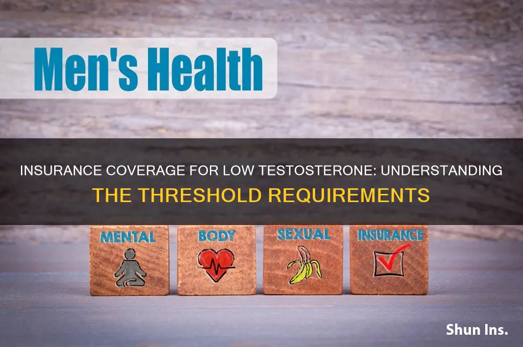 how low does testosterone have to be for insurance