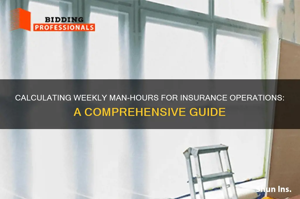 how man hours week for insurance