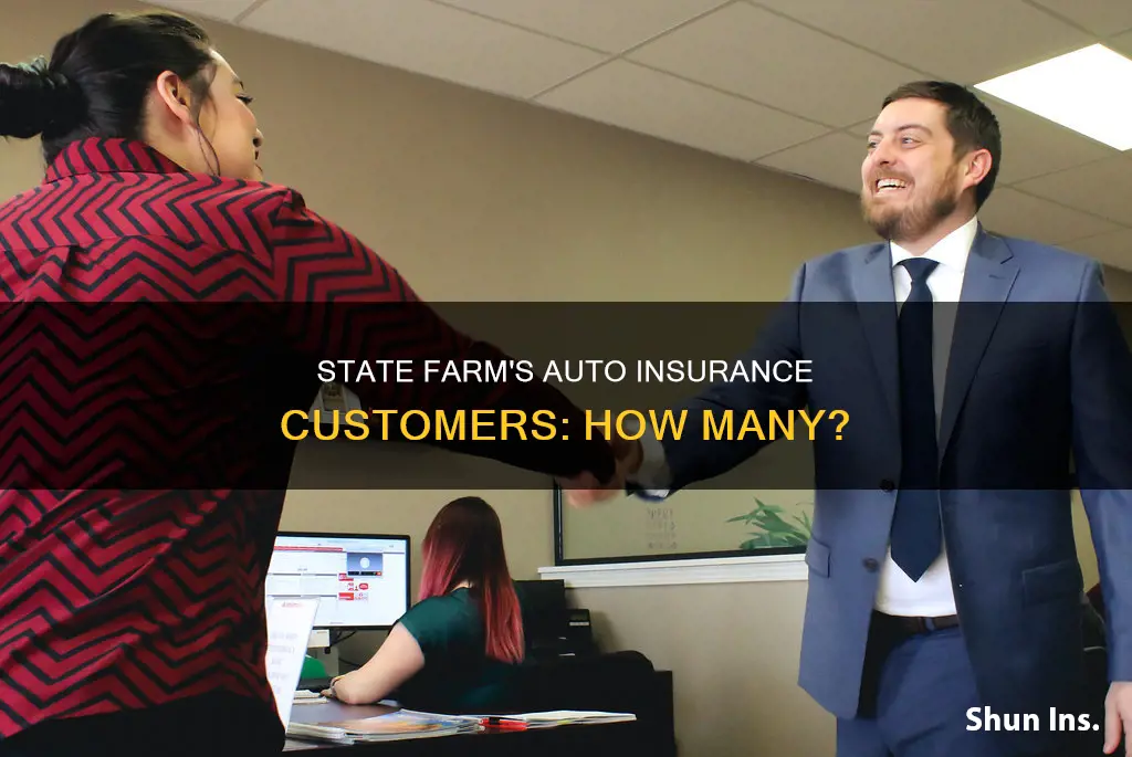 how man state farm auto insurance customers are there