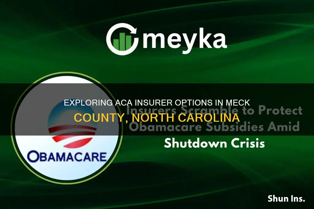 how many aca insurers in meck county nc