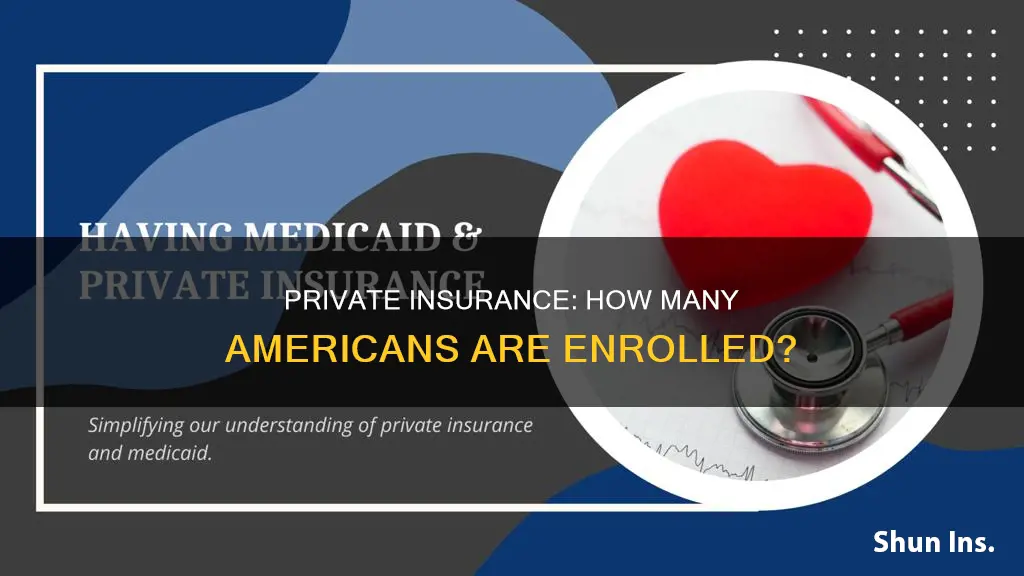 how many americam are currently enrolled in private insurance