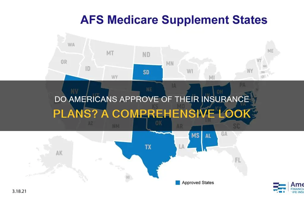 how many americans like their insurance