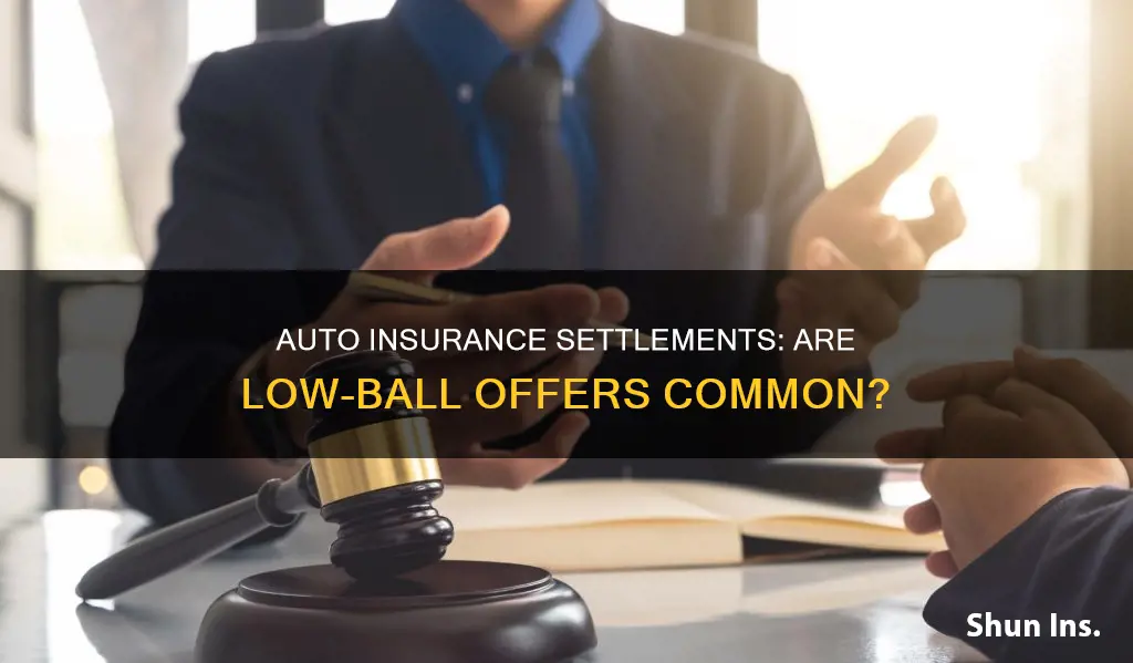 how many auto insurance settlements are low ball