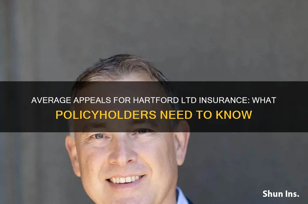 how many average appeals for hartford ltd insurance