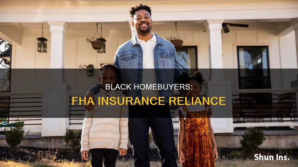 how many black people rely on fha insurance