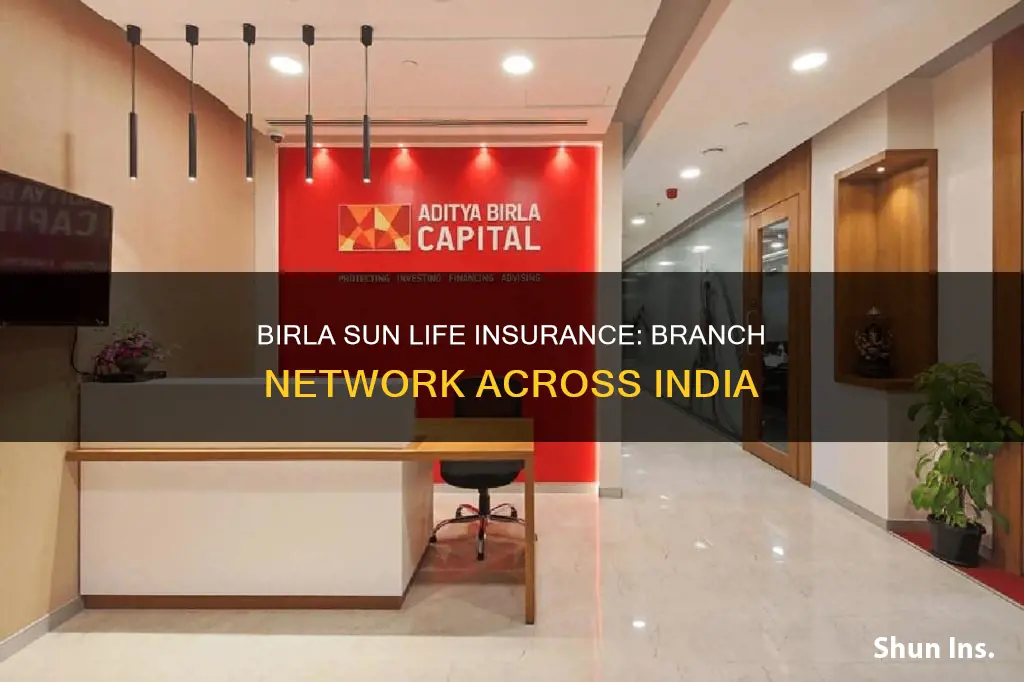 how many branches of birla sun life insurance in india