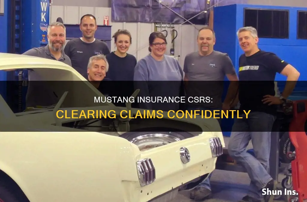 how many c is mustang insurance customer service representative complete