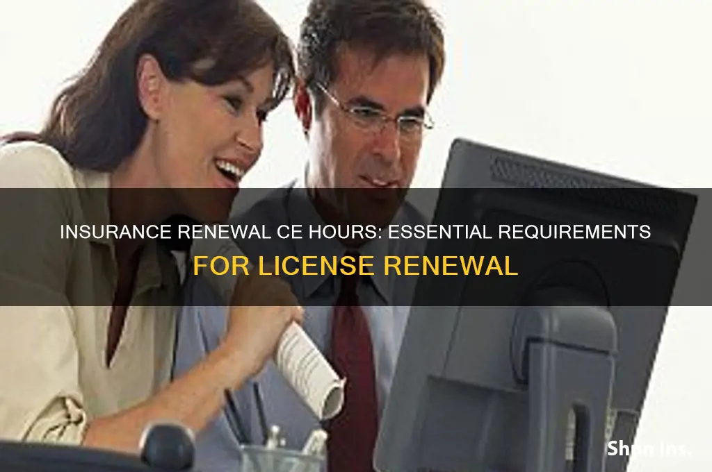how many ce hours for insurance renewal