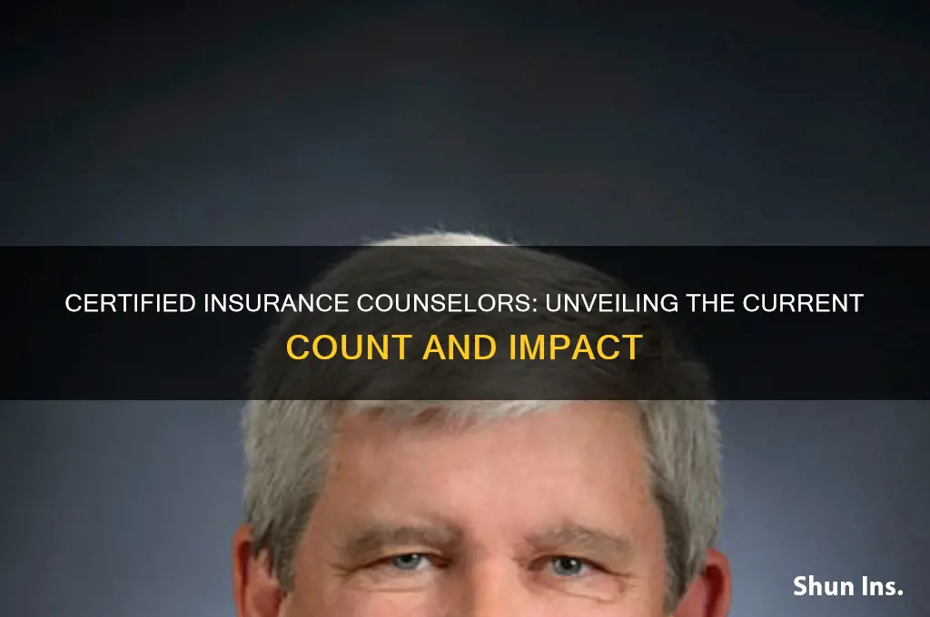 how many certified insurance counselors are there