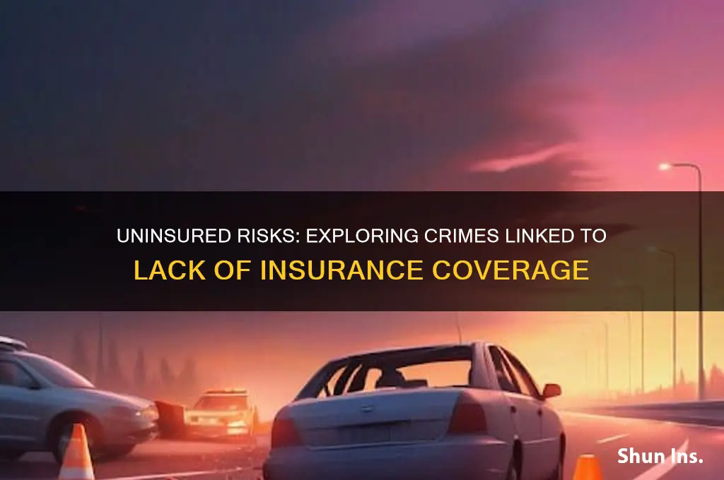 how many crimes are attributed to lack of insurance