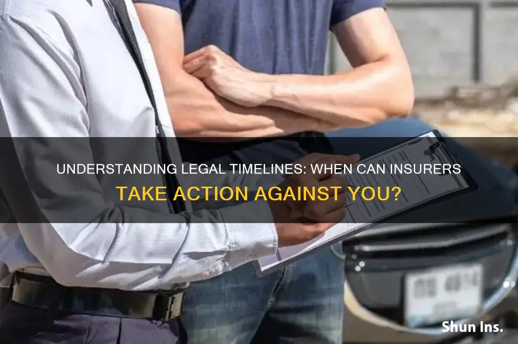 how many days before legal action insurer
