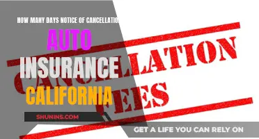 Auto Insurance Cancellation: California's Notice Requirements