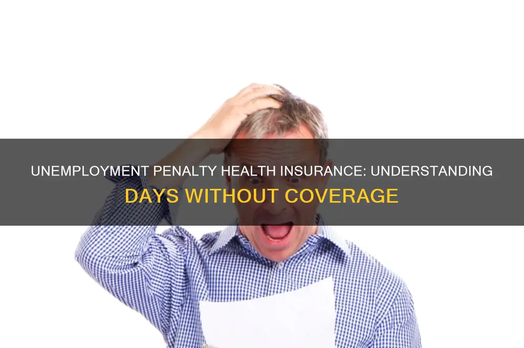 how many days of unemployment penalty health insurance