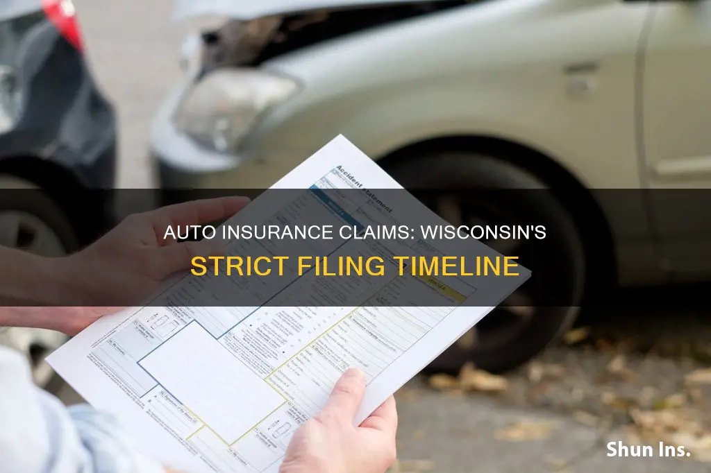 how many days to file auto claim with insurance wisconsin